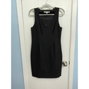 Trina Turk Dress Size 6 Black Minimalist Preppy Cocktail Twee Country Club